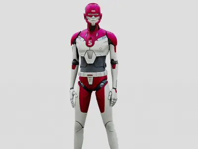 HUMANOID ORPHEUS-G  Rigged for Unreal Engine - Unity - MIXAMO  3D model