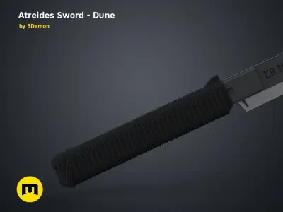 Atreides Sword 4 - Dune 3D print model purchase