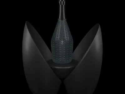 Bottle bird Free low-poly 3D model