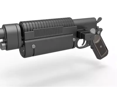 Bryar Pistol K-16 from the game Star Wars Battlefront 3D model
