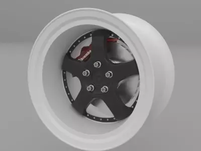 SSR rim 3D model