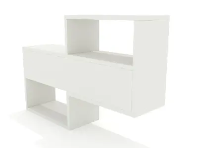 Floating Wall Shelf Unit Free 3D model