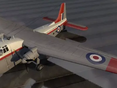 Bristol Type 170 Freighter Mk-31 3D model