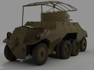 STEYR ADGZ M35- FU- SPAHWAGEN  3D model