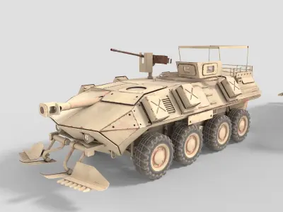 Apocalyptic LAV 25 3D model