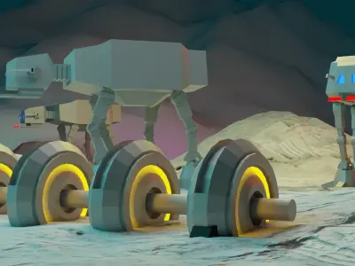 star wars Free low-poly 3D model