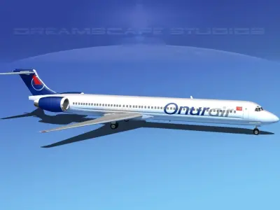 McDonnell Douglas MD80 Onur Air 3D model