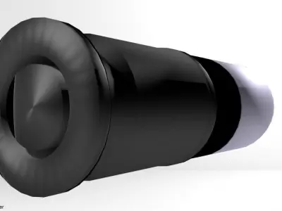 Grenade Launcher Ammo 25mm 3D model