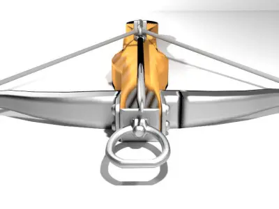 Crossbow - Medieval Type 2 3D model