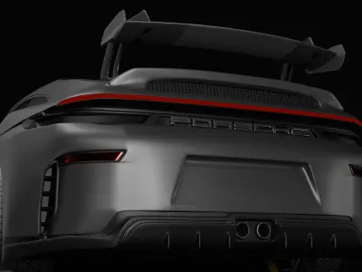 Porsche 911 GT3 Weissach 2025  3D model
