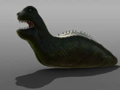 Monsterslug Lowpoly Engine Ready  Low-poly 3D model