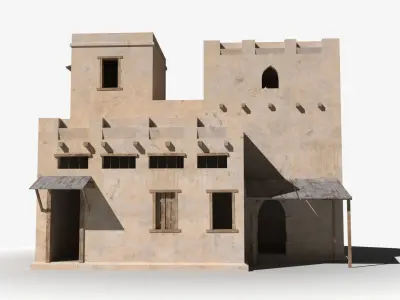 Arab x15 Low-poly 3D model