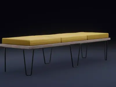 Alexis Bench Free 3D model