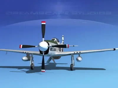 P-51D Mustang Miss Jackie 3D model