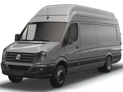 Volkswagen Crafter Van L4H3 2016 3D model
