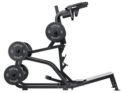 HyperLever V-Squat Kniebeugemaschine 3D model