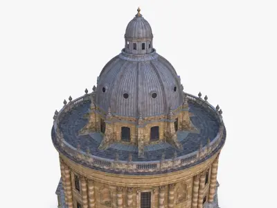 Oxford England Library 3D model
