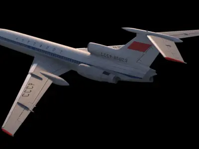 Tu-154 3D model