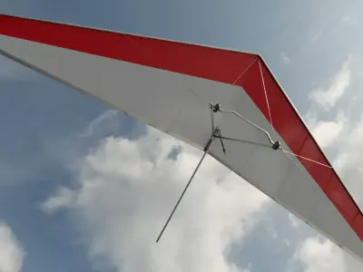 Hang Glider Low-poly 3D model