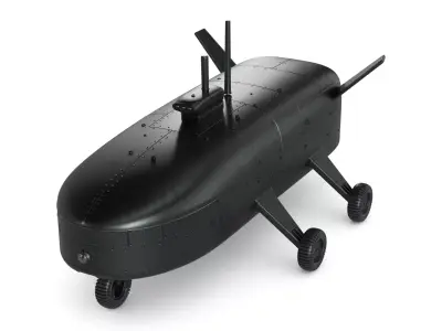Military USV 3D model