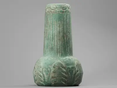 Old Vase Low-poly 3D model