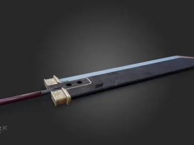 Buster Sword - Final Fantasy 3D model