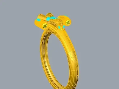 jet ring stl files verified 3D print model