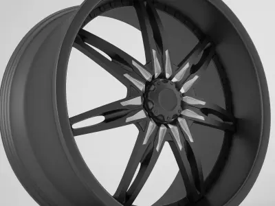 Black Ice Rims 3D model