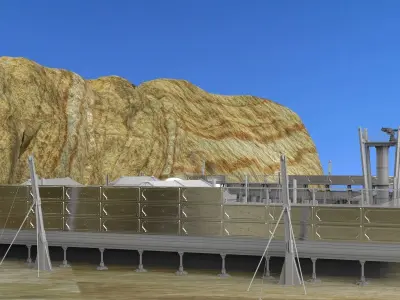 starship troopers outpost whisky 3D model