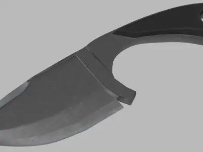 Knife samurai 3D model