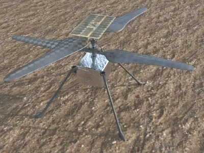 Ingenuity Mars helicopter 3D model