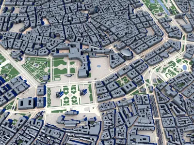 Vienna City Austria 3D model