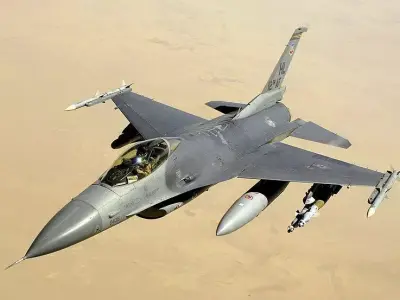 F-16 Fighting Falcon variants 3D model