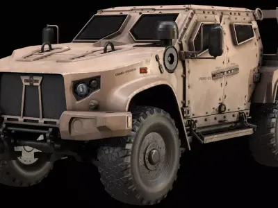 Oshkosh JLTV Low-poly 3D model Low-poly 3D model