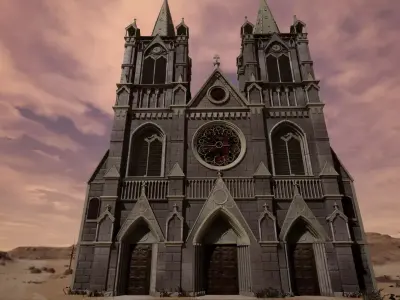 Temple church 3D model