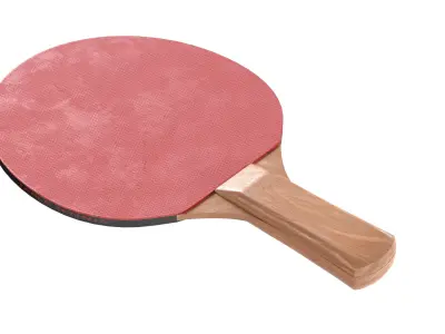 Table Tennis Paddles  Low-poly 3D model
