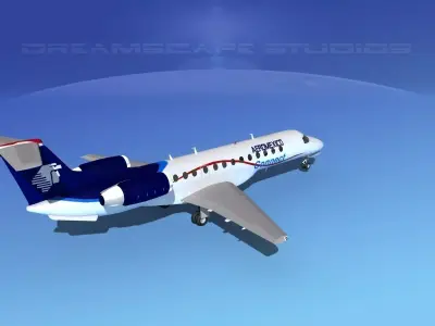 Embraer ERJ-145 Aero Mexico Connect 3D model