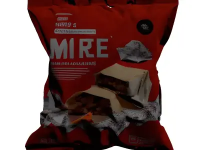 MREE Military Food Ration Pack 3D model