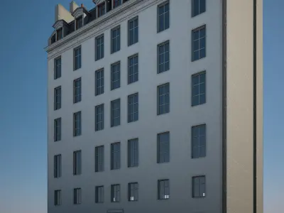  Old Building XX 3D model