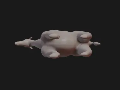 Giraffe Base Mesh 3D model