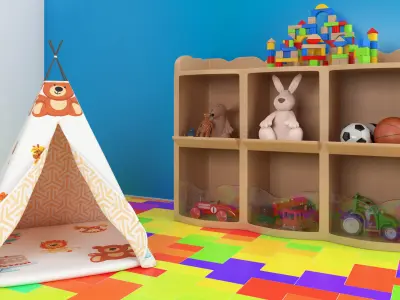 kids teepee 3D model