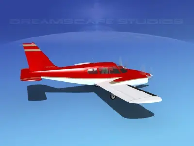 Piper PA-34 Seneca V07 3D model