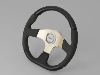 Momo Steering wheel 3D model