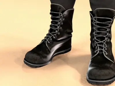 African Male 01 Low-poly 3D model