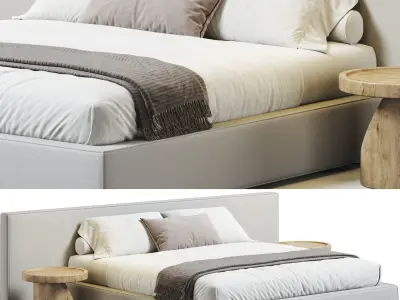 Felis Bowie Bed 3D model