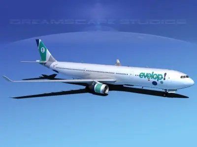 Airbus A330-300 Evelop 3D model