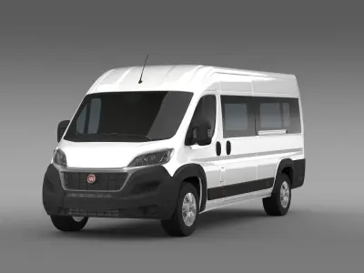 Fiat Ducato Maxi Minibus 2015 3D model