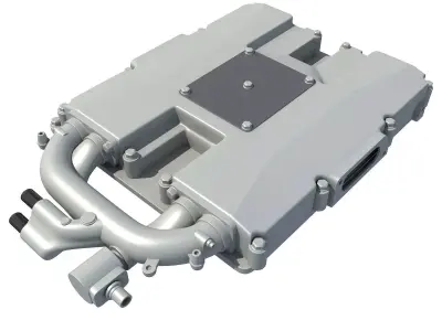 Engine Supercharger 3D model