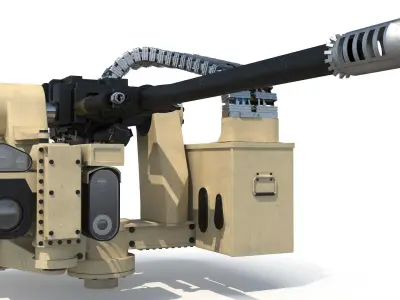 M230LF machine gun 3D model