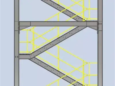 Industrial Tower 3D model